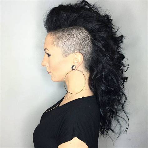 long mohawk hair